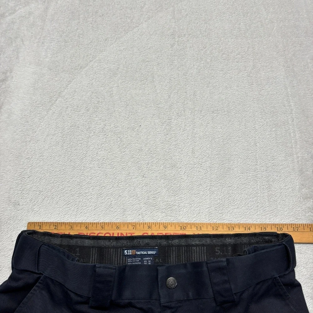 511 Tactical‎ Cargo Pants Womens 12 Black PDU Class B Utility Pockets 64306